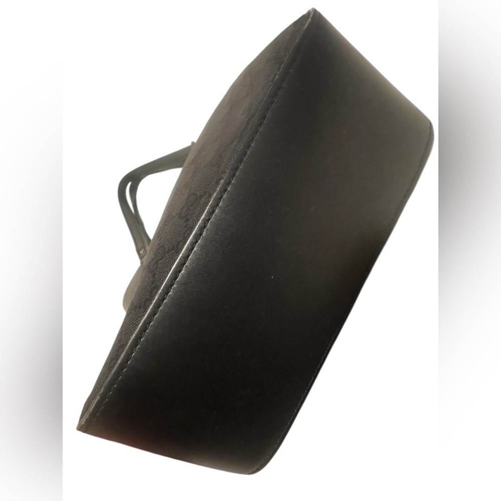 Gucci GG Black Canvas Shoulder Bag - Picture 5 of 11